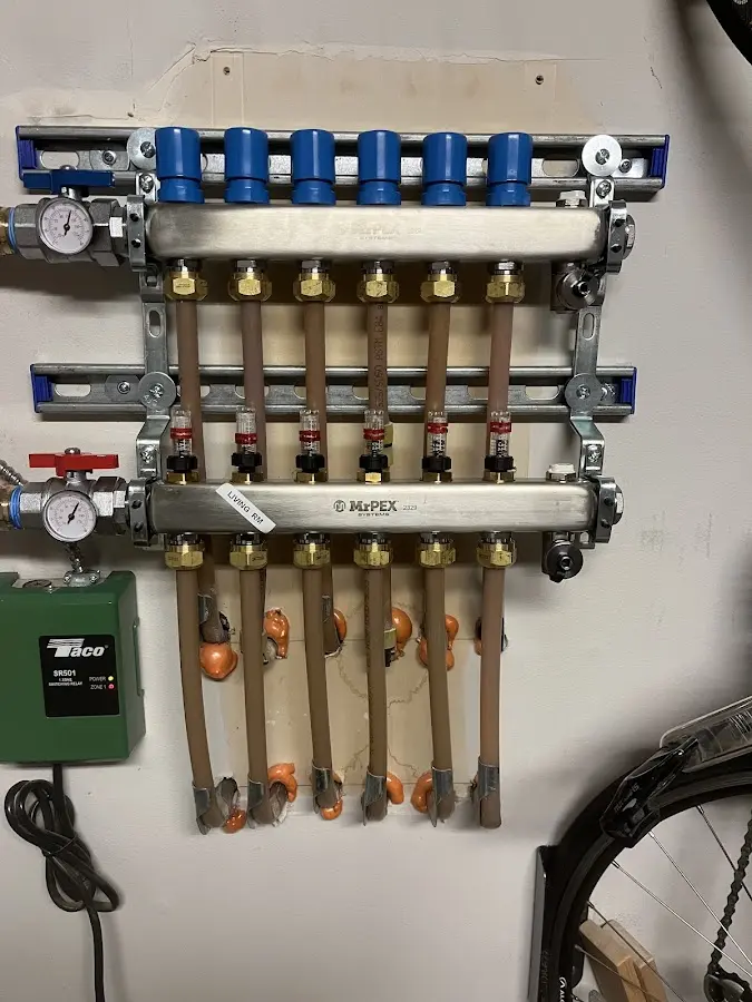 Plumber performing Leak Detection at a residential property in Darlington